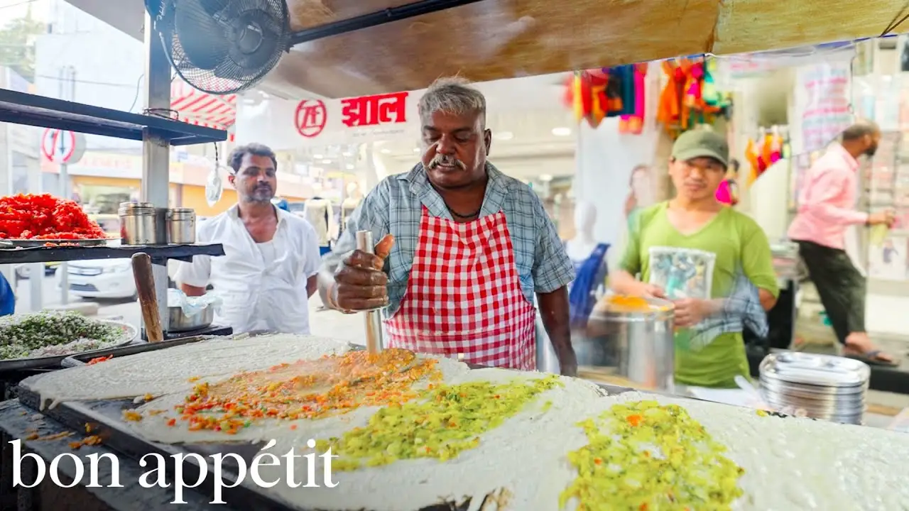The Man Behind Mumbai’s Legendary Flying Dosas | Street Eats | Bon Appétit